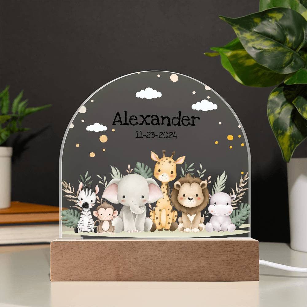 Personalized Child's Acrylic Dome Plaque