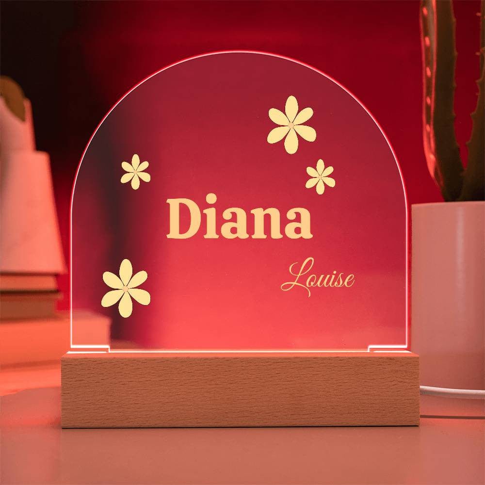 Personalized Acrylic Night Light