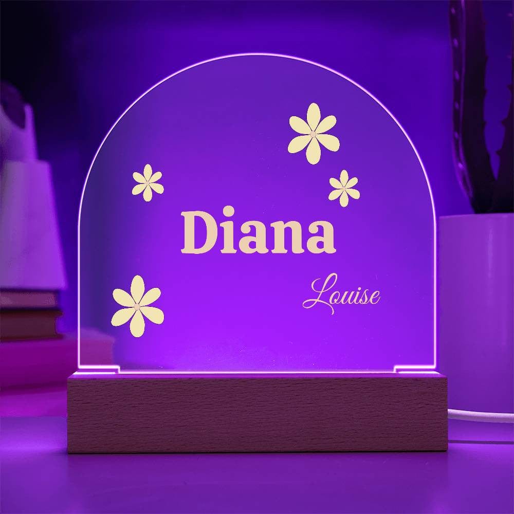 Personalized Acrylic Night Light