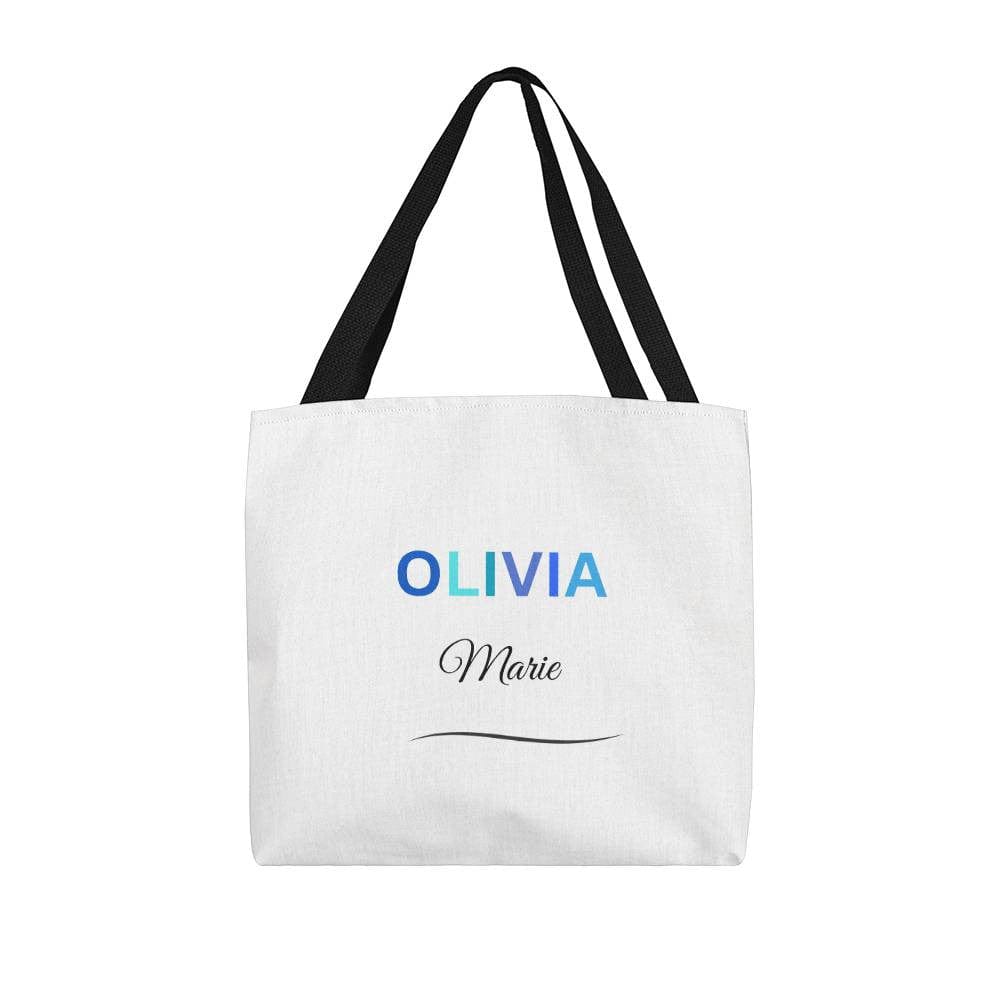Fun Tote Bag | Multi Color Name Personalized Tote Bag