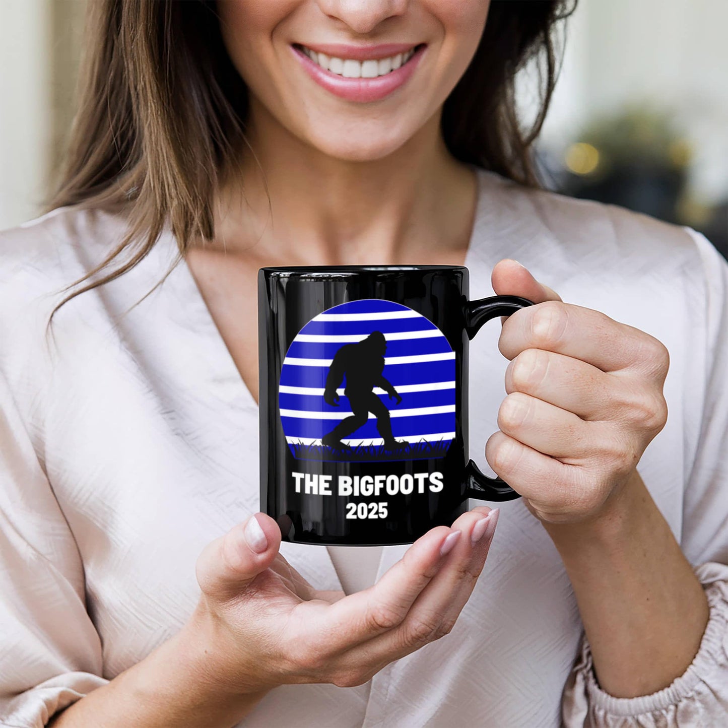 Black Ceramic Mug The Bigfoots