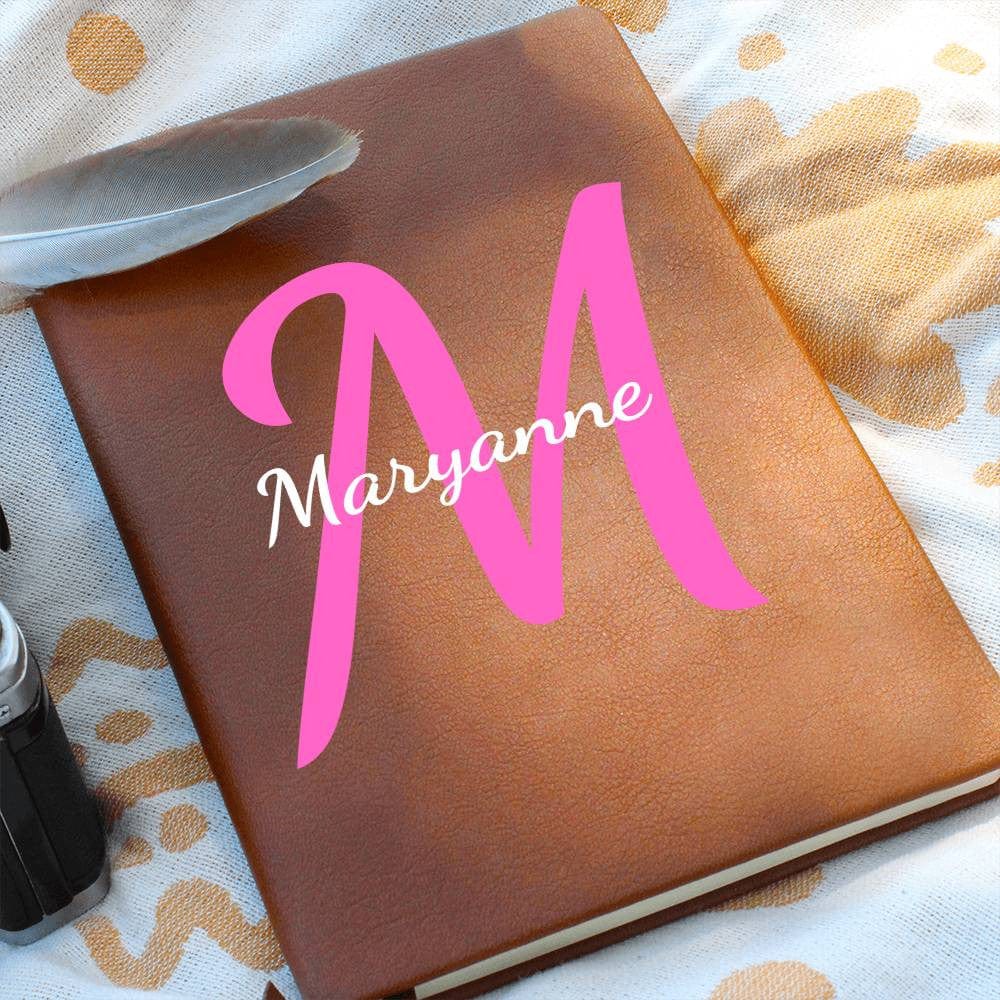 Personalized Journal with Your Monogrammed Initial