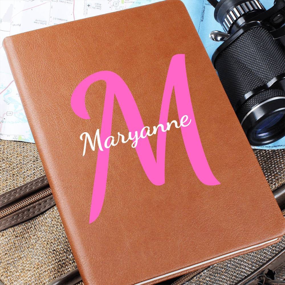 Personalized Journal with Your Monogrammed Initial