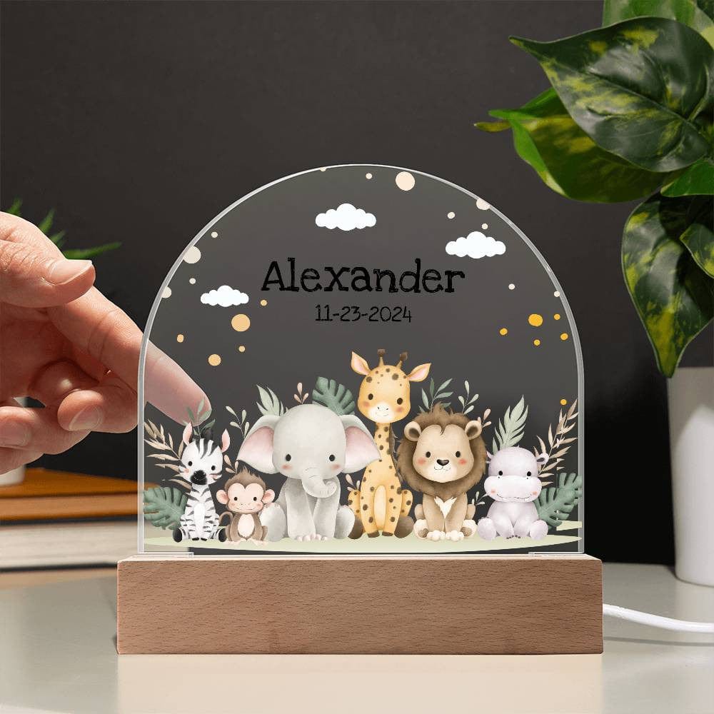 Personalized Child's Acrylic Dome Plaque