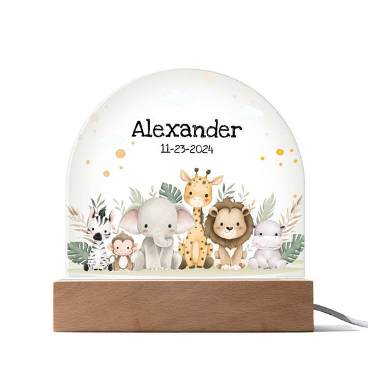 Personalized Child's Acrylic Dome Plaque