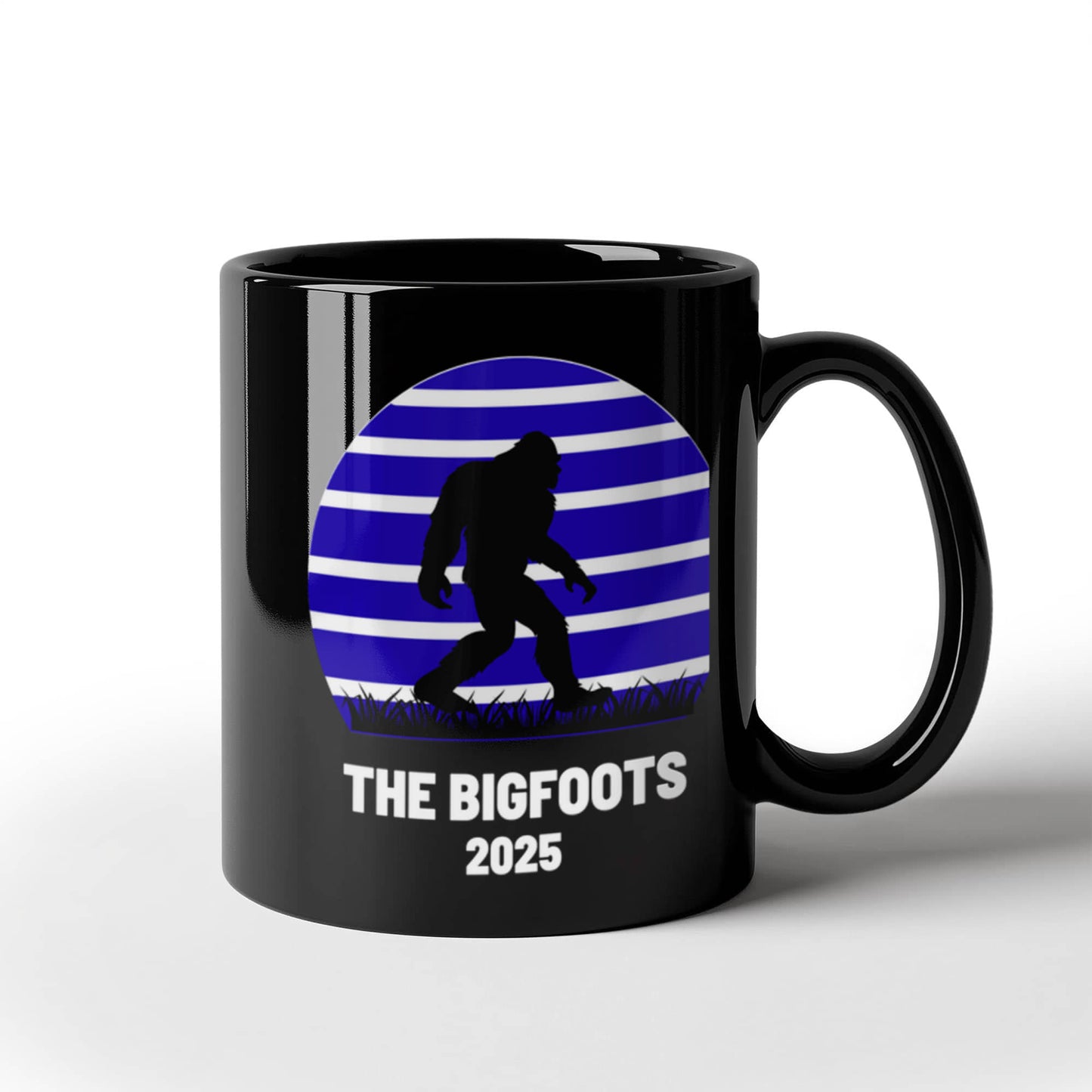 Black Ceramic Mug The Bigfoots