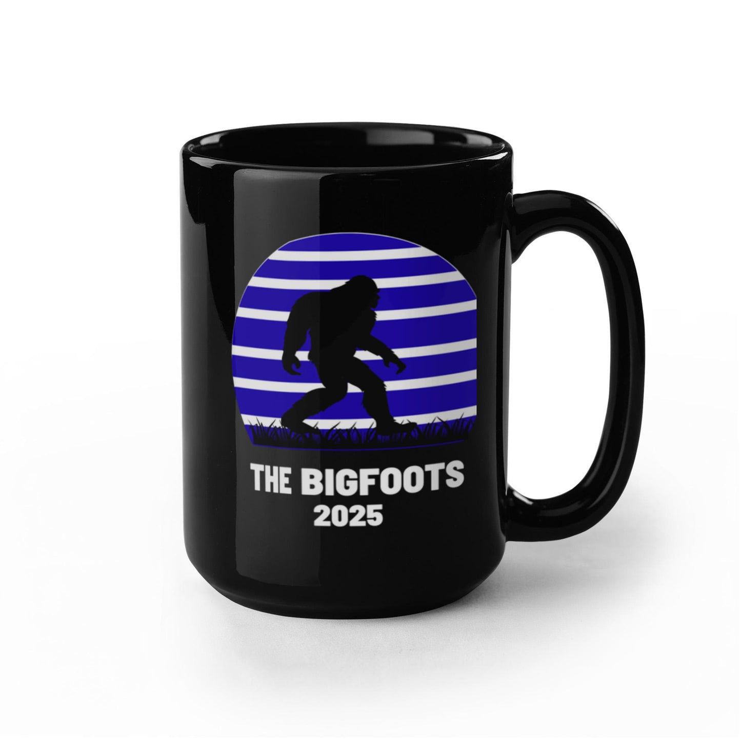 Black Ceramic Mug The Bigfoots