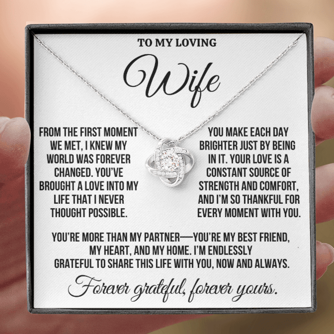 To My Loving Wife "You Make Each Day Brighter"