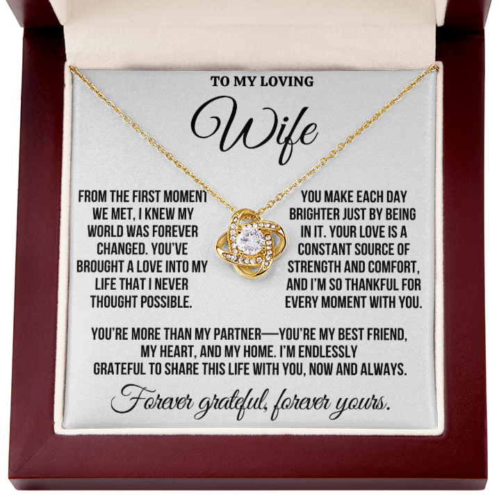 To My Loving Wife "You Make Each Day Brighter"