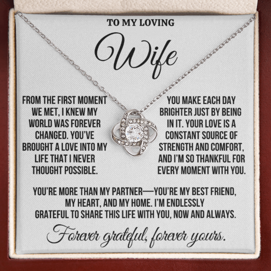 To My Loving Wife "You Make Each Day Brighter"
