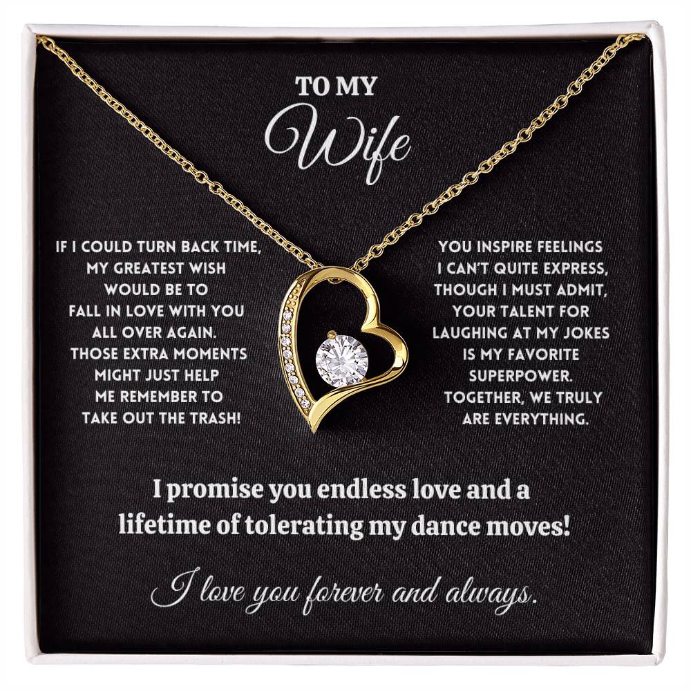 To My Wife - Dance Moves - Forever Love Necklace